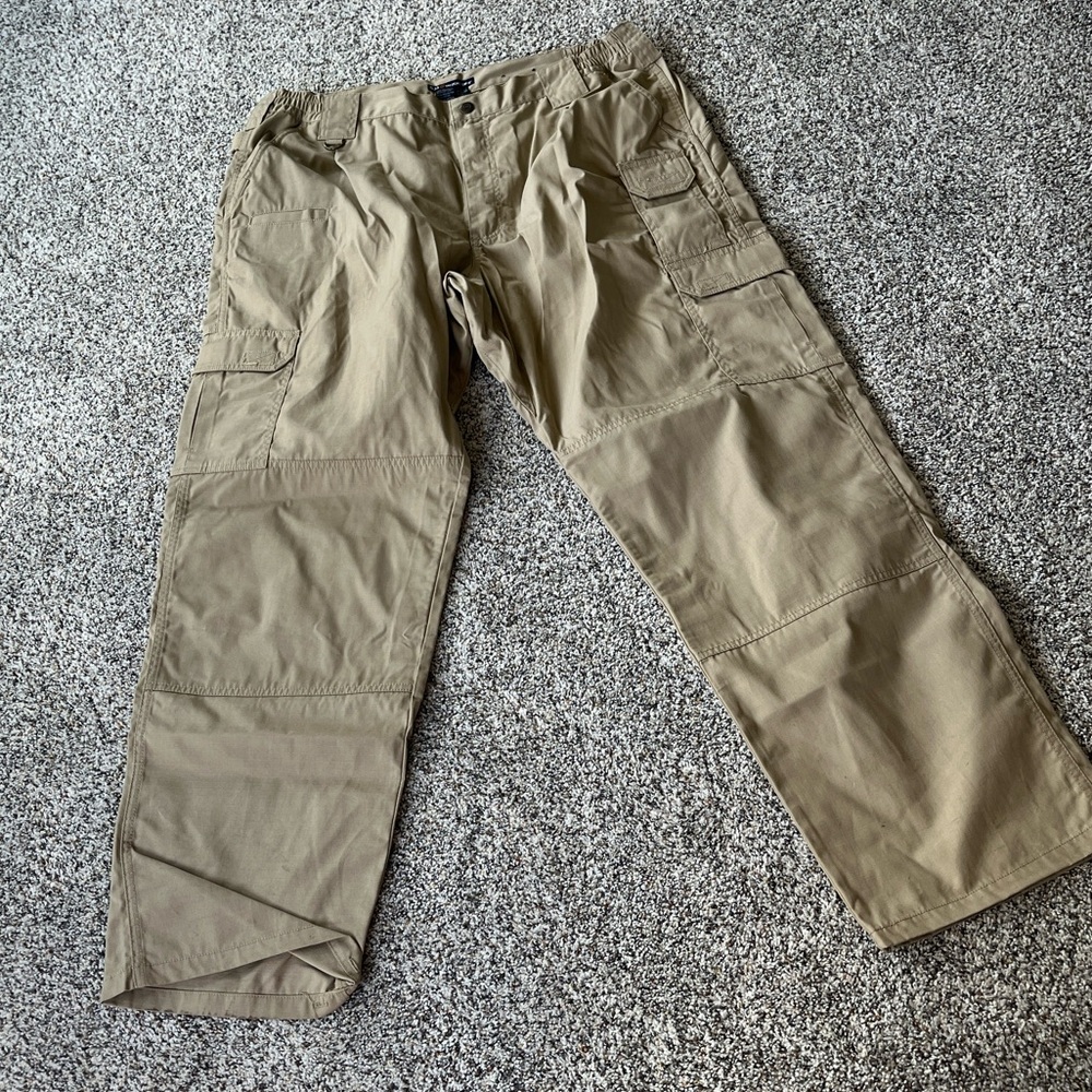 Men's Tan 5.11 Cargp Pants